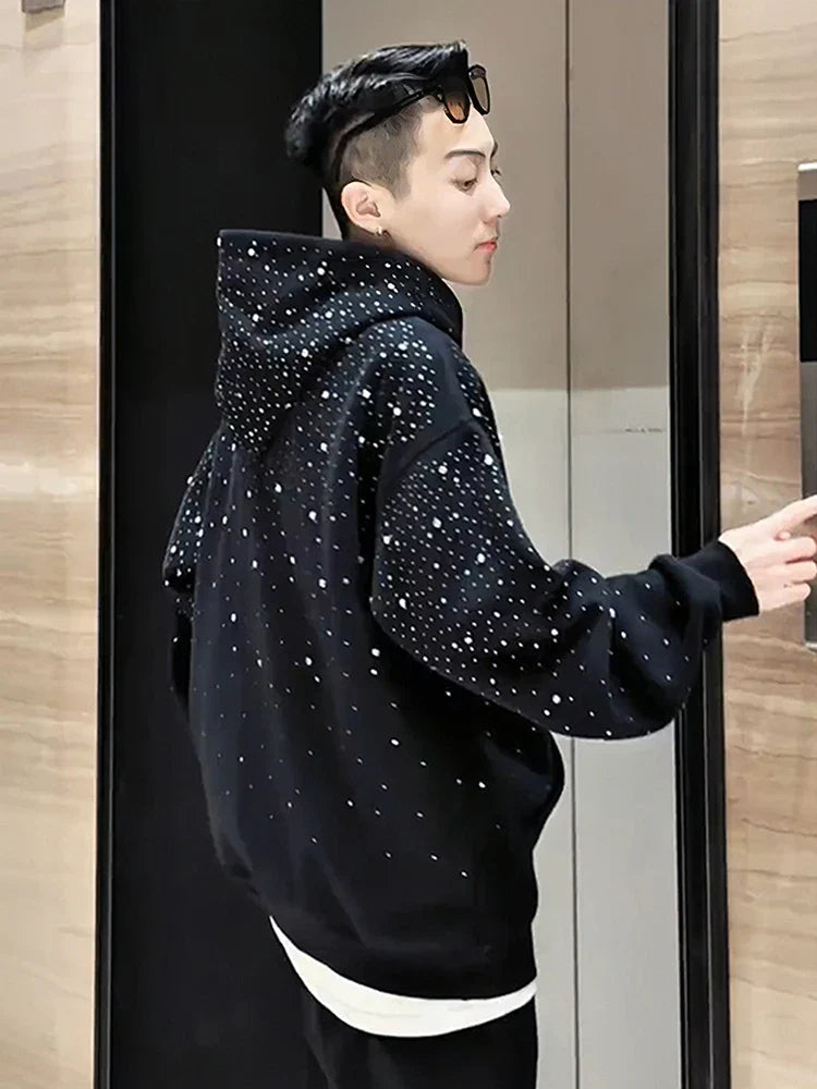 Vintage Sparkle Hoodie for Men